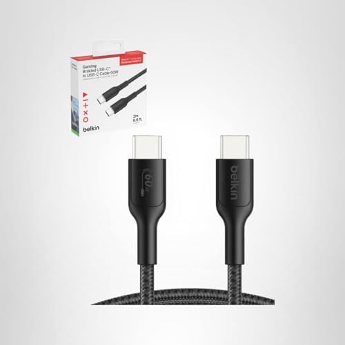 Belkin Nintendo Switch 2 USB C to C Cable 60W, Braided Fast Charging, 6.6ft — view 9
