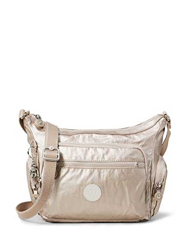 Volume in L: circa : 0-10 Kipling Gabbie S, Borsa a Tracolla Donna, Argento (Metallic Glow), 29x22x16.5 cm