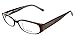 Vera Wang V 033 CS 51 Crimson Plastic Wood Inlaid Womens Optical Frame