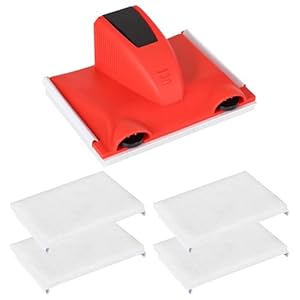 elthmpr Paint Edger Tool - Cutting in Tools for Painting with 4 Replacement Pads, Paint Pad Applicator Decorating Tools for Wall Ceiling Corner and Edges