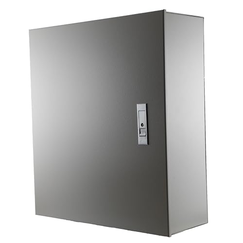 Image of NavePoint Indoor Fiber Enclosure, 72 Port LC /APC Duplex, 144 LC /APC Pigtails, Wall Mount, SPCC Steel, 11.8 inchx9.4 inchx3.9 inch, for FTTH, Telecom, CATV, LAN, Data Centers
