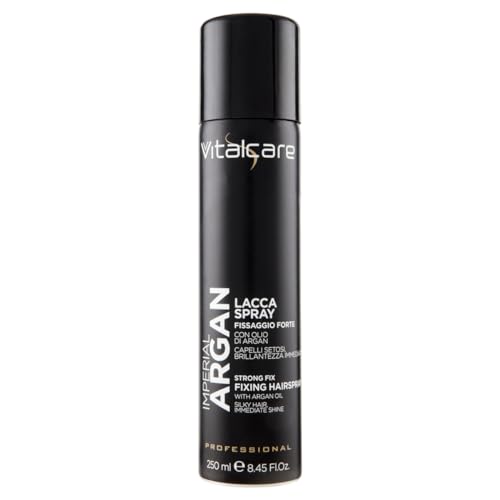 Vitalcare | Imperial Argan - Spray Hairspray, Strong Fixing, Lacquer with Argan Oil, for Silkier and Shinier Hair, 250 ml