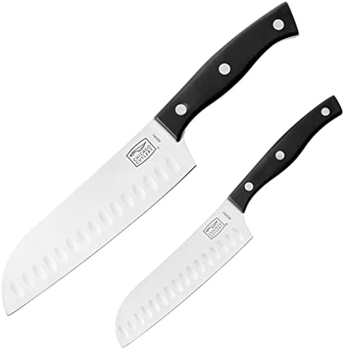 Chicago Cutlery Metropolitan Santoku and Partoku Starter Kitchen Knife Set | Starter Knife Set with Full Metal Tang for Added Strength, Balance, and Control | Resists Rust, Stains, and Pitting Chicago Cutlery Metropolitan Santoku and Partoku Starter Kitchen Knife Set | Starter Knife Set with Full Metal Tang for Added Strength, Balance, and Control | Resists Rust, Stains, and Pitting
