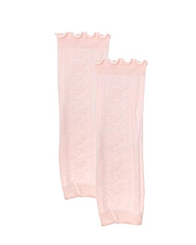 allydrew Dazzle & Ruffles Baby Leg Warmers & Toddler Leg Warmers for Boys & Girls, Pink