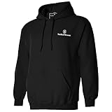 Smith & Wesson Men's Long Sleeve Hooded Pullover Sweatshirt - Farm & Firearms Official Licensed Apparel - Poly-Cotton Blend with Circle Emblem Logo on Chest & Back