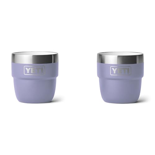 Image of YETI Rambler 4 oz Stackable Cup, Stainless Steel, Vacuum Insulated Espresso /Coffee Cup, 2 Pack