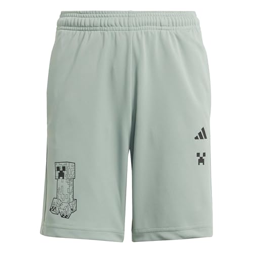 Short de training adidas enfant motif Minecraft pour sport et fitness junior
