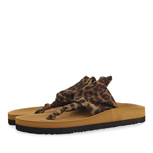 Sandales Animal Print CALENZANO idéales pour vos promenades d'été et terrasses