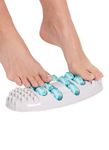 Lindo Shiatsu Foot Roller - Foot Reflexology Massager, Spinning Rollers for Soothing Massage