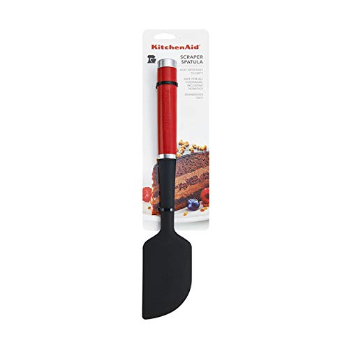 KitchenAid Espátula raspadora clássica, tamanho único, vermelho 2