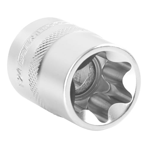OEMTOOLS 22812 E24 External Star Socket, For Metric Socket Set, E Star, For E Sockets Set, For Chrome Socket Set, Specialty Tools For Mechanics