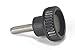 Plain Steel Plastic Head Thumb Screws, 5/16" - 18, 1.18 inches Head Diameter, 1.18 inches Length (Pack of 5)