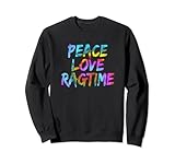 Photo Gallery jazz ragtime saying design musica jazz peace love ragtime felpa Photo Gallery jazz ragtime saying design musica jazz peace love ragtime felpa
