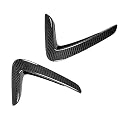 haubenentlüftungen Passend für BMW F32 / F33 / F36 4er 2014–2017, Real Carbon Fiber Fender Trim Side Body Intake Grille