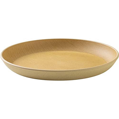 カノー earth color 抗菌ラウンドプレートL アイボリー