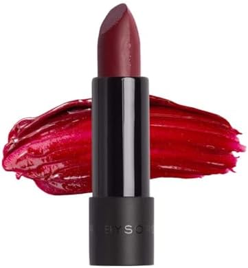 RUBY'S ORGANICS Semi-Matte Lipstick for Women, Hydrating and Highly Pigmented, Moisturizing & Non Drying, Lightweight & Long Lasting Formula, Lip Makeup, Paraben-Free, Red Burgundy, 3.7g