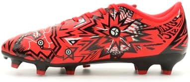 PUMA Ultra Play Firm Artificial Ground Sneaker, Red Black White, 5 US Unisex Big Kid | Image 2