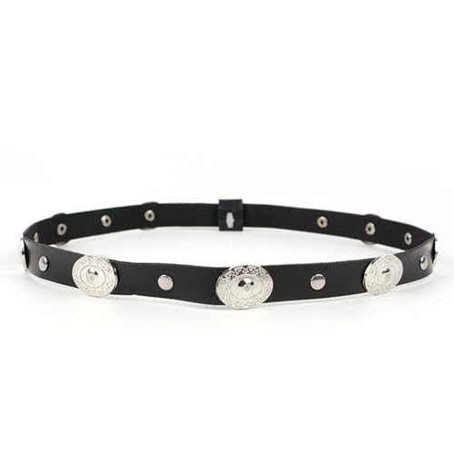 Lusstiazz Hat Bands for Cowboy and Cowgirl Western Accesories for Men and Women Silver Leather Style Hat Belt Band