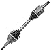 Detroit Axle - AWD 2pc Front CV Axles for 2011-2025 Dodge Durango 2011-2021 Jeep Grand Cherokee, CV Axle Shafts Assembly 2012 2013 2014 2015 2016 2017 2018 2019 2020 Replacement