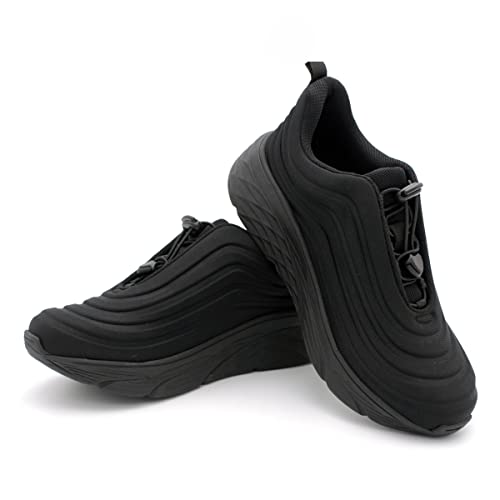 Laforst Womens Slip Resistant Running Shoes Water Resistant Upper Fashion Platform Sneaker3