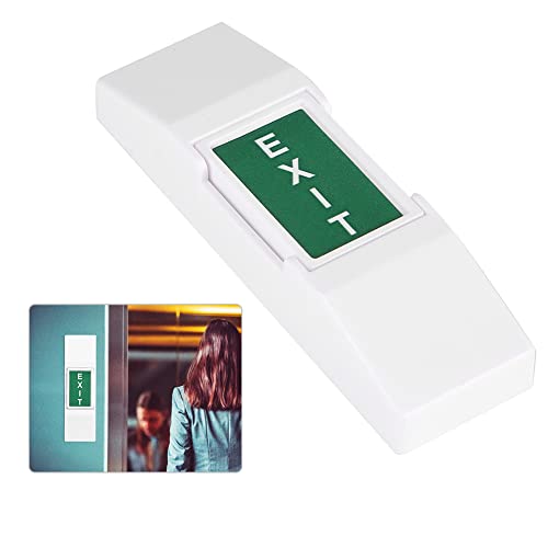 Door Bell Push Buttons, 5PCS 12VDC / 24VDC Push to Exit Emergency Switch Exit Bouton for Door, Exit, Gate and Anto Control
