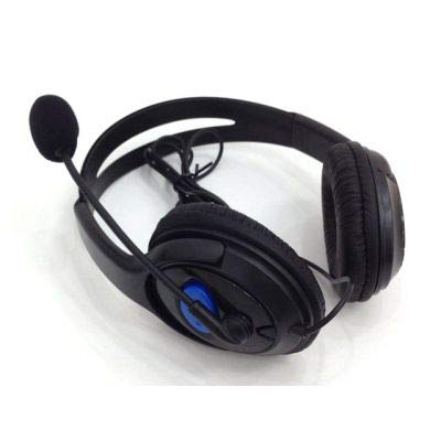 Headphone com Microfone para PS PC PLUG P2 com Ajuate de Volume Preto DF-400 DF-400 DEX