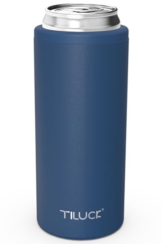 TILUCK Skinny Can Cooler for Slim Beer & Hard Seltzer,