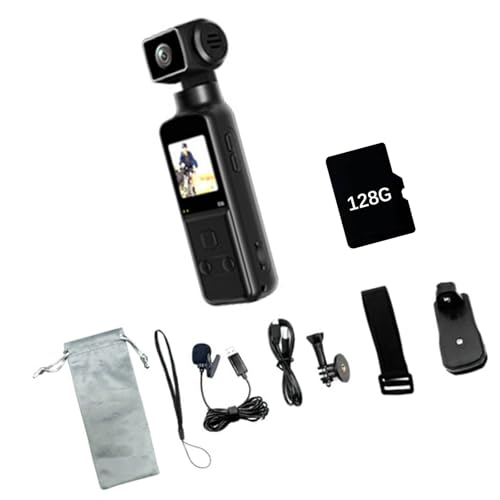 Caméra 5K objectif rotatif 270 léger appareil photo de cyclisme WiFi
