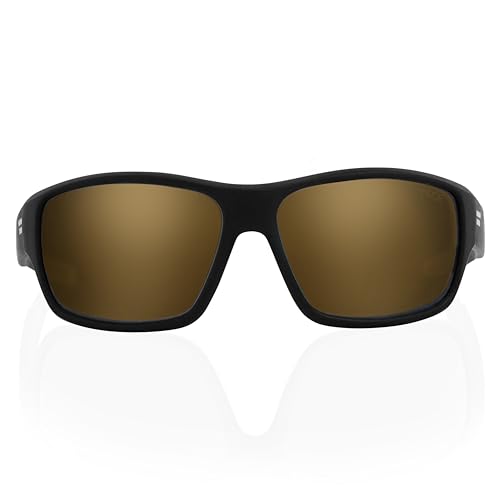 Image of TOROE Eyewear FIELD Wrap Around Sport Sunglasses With Polycarbonate Polarized Lenses, Lightweight TR90 Frame