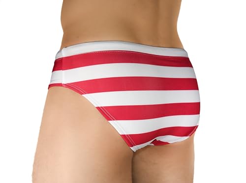 American Flag Men's Swimbrief - Men's Patriotic Swimbrief - USA Flag Bikini Brief - American Pride Swimwear3