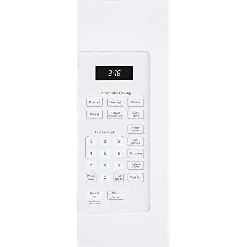 Ge E99GEJVM3160DFWW Jvm3160Dfww 1.6 Cu. Ft. Over-The-Range Microwave Oven White Bundle thumb #2