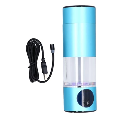 Générateur d'eau hydrogène portable avec une capacité de 230 ml - Concentration maximale d'ions hydrogène de 5 000 ppb - Électrode d'électrolyse en...