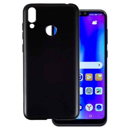 OAGELIM Funda Compatible con Huawei Honor 8C Case Antigolpes con Cubierta Protectora Flexible de TPU Suave y Resistencia a Arañazos con Protección (Negro)