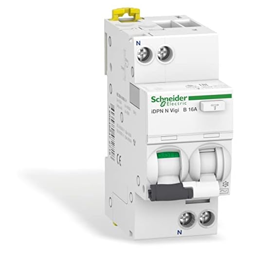 SCHNEIDER Elec PBT – Dit 51 24 – Commutateur iDPN neutre Vigi 16 A b 30 mA Type-A Blanc