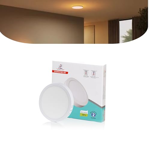 Image of D'Mak 15 Watt Round LED Surface Panel Light Warm White (Pack of 1)