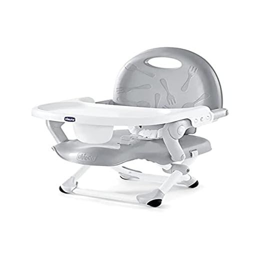 Chicco Silla Portátil Pocket Snack Cenizo