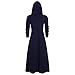 EMAlusher Punk Retro Mütze Cardigan Cloak Wind Herren Plain Gothiic-Mantel Steam-Mäntel Fashiona Mäntel & Jacken für Herren Übergangsjacke Herbst, bleu, L