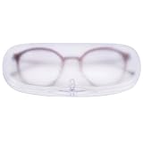 EZESO Glasses Case Spectacle Case Box Magnetic Closure Plastic Translucent Eyeglass Case