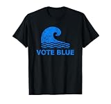 Vintage Vote Blue Midterm Elections 2018 Blue Wave T-Shirt