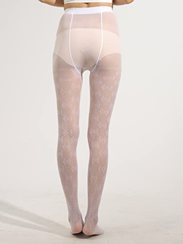 Image of Sahabowi Women's Sheer Tights, High Waist Pantyhose, Vintage Control Top Stockings,Shaping Pantyhose Slimming Butt Lifting