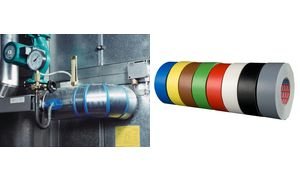 tesa 4651-25-25-B Repair Cloth Tape, Black, 9.8 x 9.8 ft (25 x 25 m)