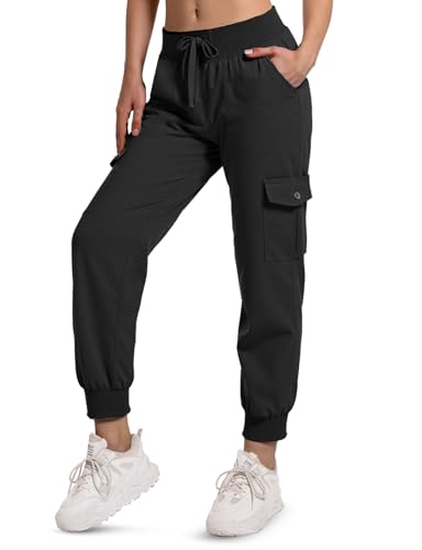 Hiking Pants for Women Water Resistant with Pockets Jogger Cargo Pant Lightweight Quick Dry for Camping