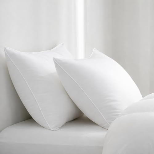 Image of Restify Premium Microfiber Pillows Set of 4 | Soft Adjustable Pillow for Sleeping | Breathable, Hypoallergenic Pillow for Side, Back & Stomach Sleepers (16 x 24 Inches -White)