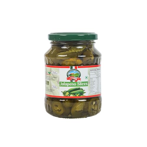 Image of CANEEN Sliced Jalapenos 370g I 100% Plant Based I Ready-to-Eat Fibre-Rich Topping for Pizza, Pasta, Wraps and Salads I (Pack of 1)