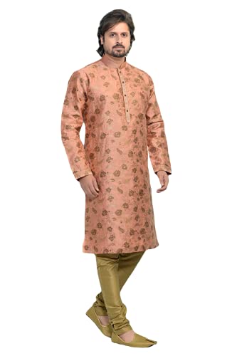 Indian Royal Engagement Wedding Wear Traditional Designer Ethnic Men's Tunic Kurta Pyjama Set