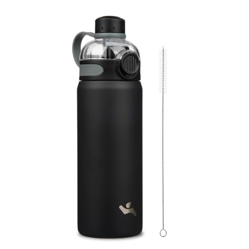 Image of Konokyo 24 oz Insulated Stainless Steel Water Bottle with Straw Lid
