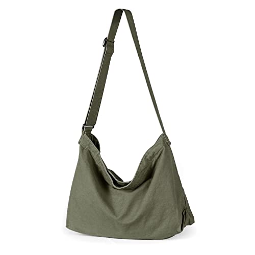 Etercycle Canvas Umhängetasche Damen, Canvas Crossbody Bag Herren...