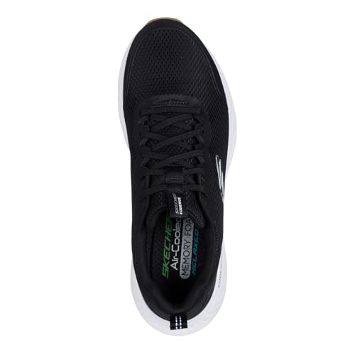 Skechers Men's, Relaxed Fit: Edgeride - Rekze Sneaker - Extra Wide Width Black/Black4