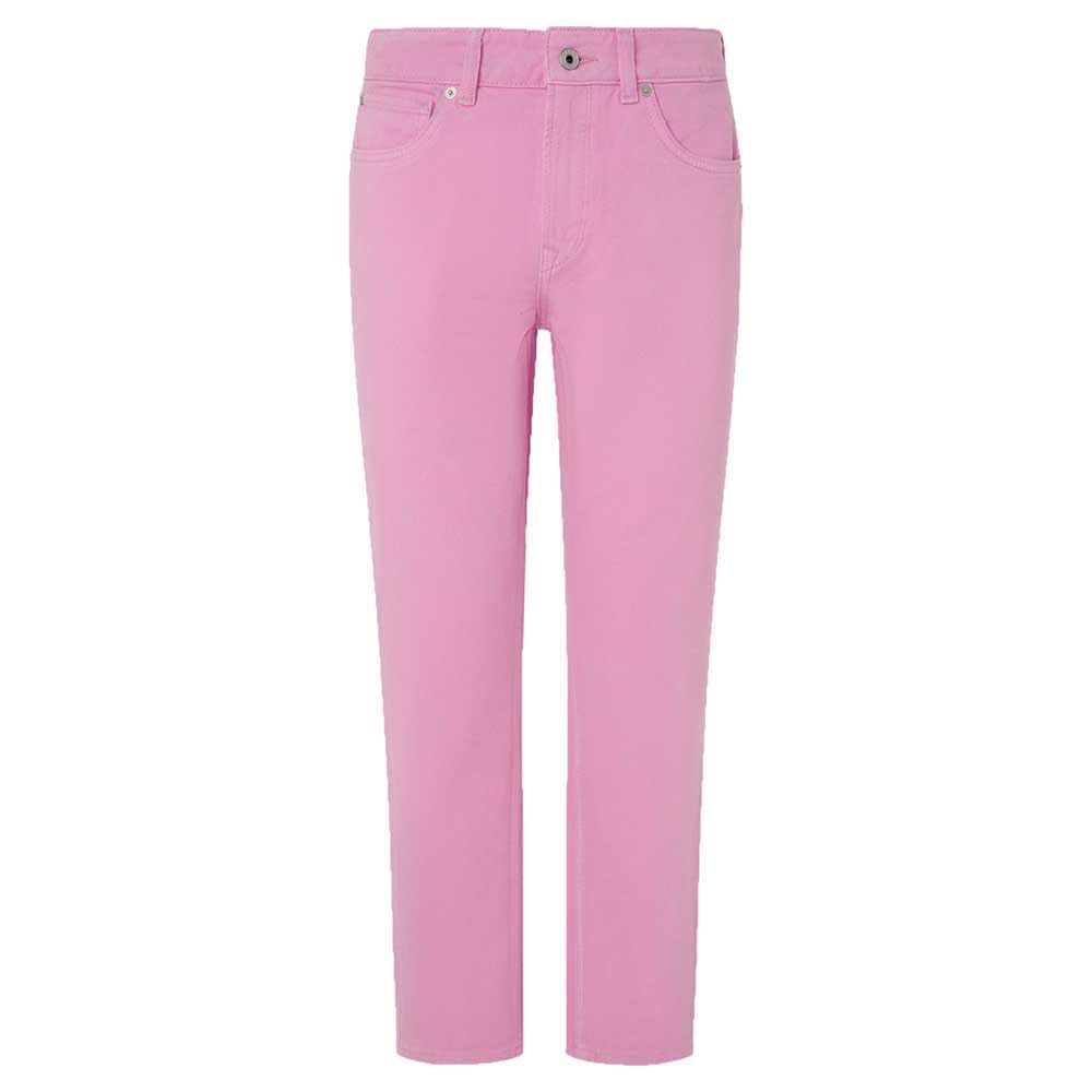 Pepe Jeans Women's Tapered Jeans Hw Pl204591, Jeans, Pink, 28W/32L