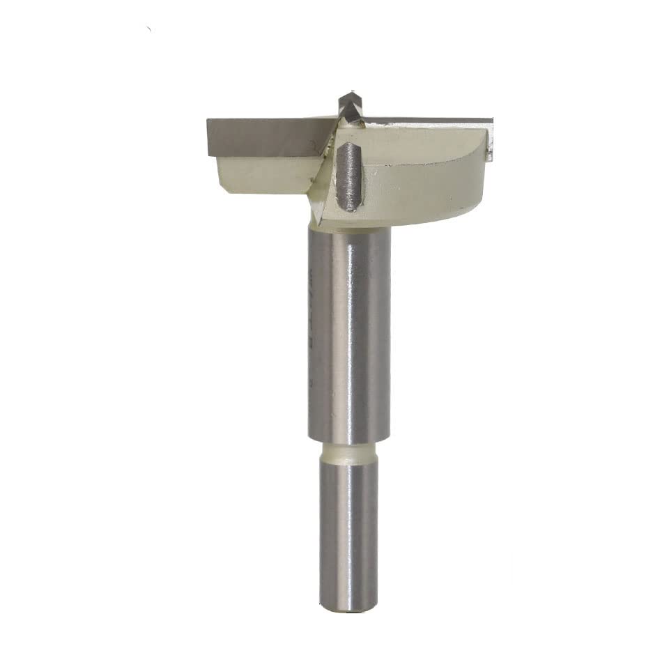 Woodworking Forstner Drill Bits Saw Cutter Tool Carbon High Speed Steel Wood Working Hole Cutter Titanium Coated Wood Boring Hole Drilling (32mm)